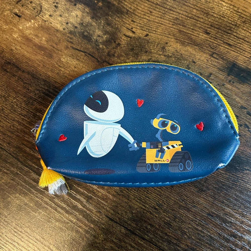 Loungefly Blue and Yellow Pixar Cosmetic Bag